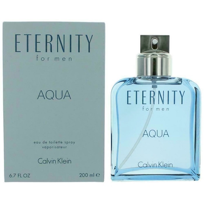 Eternity Aqua Cologne by Calvin Klein 6.7oz Eau De Toilette Spray for men